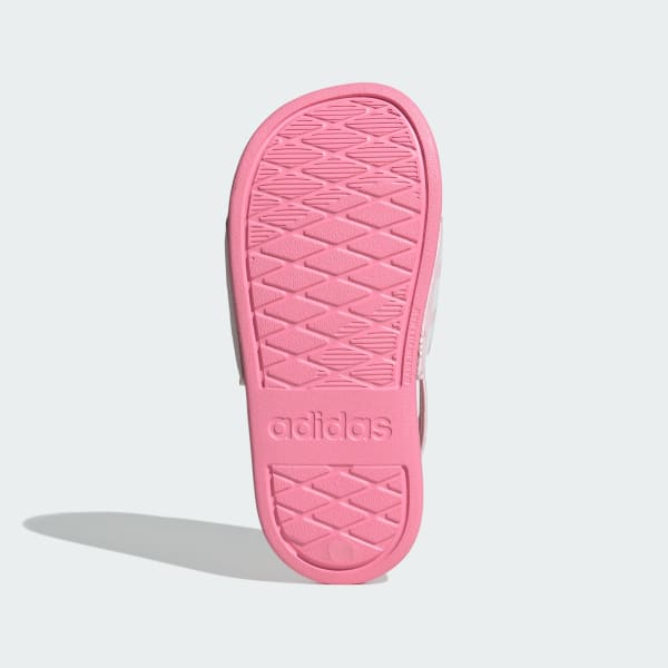 Pink Adilette Estrap Slides Kids