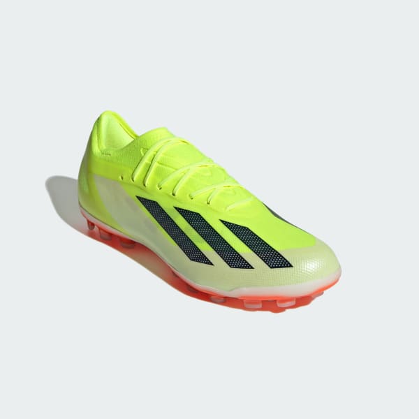 Amarillo Bota de fútbol X Crazyfast Elite césped artificial