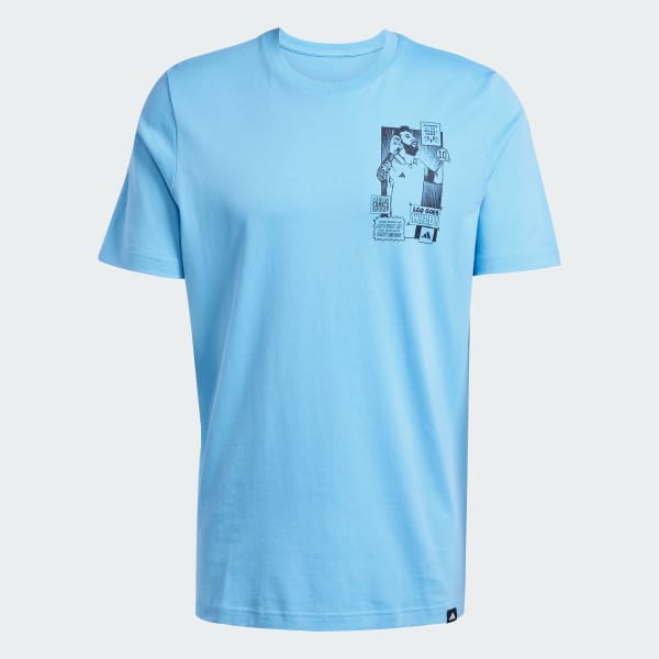 Blue Messi Icon Graphic Tee