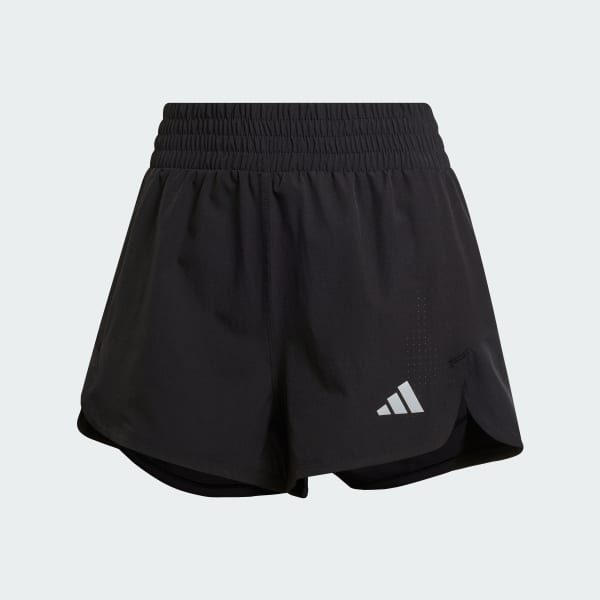 Negro Short tejido Racer Pacer