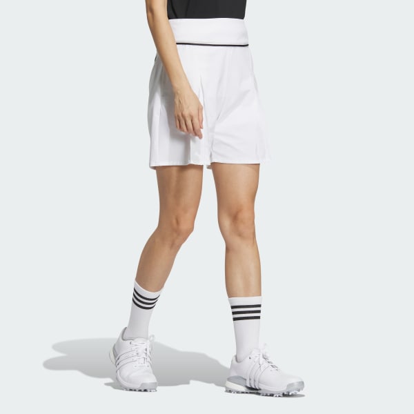 White AEROREADY High-Waist 6-Inch Shorts