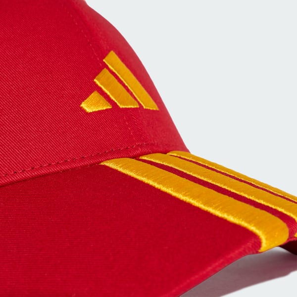 Rojo Gorra Béisbol 3 Franjas New Logo