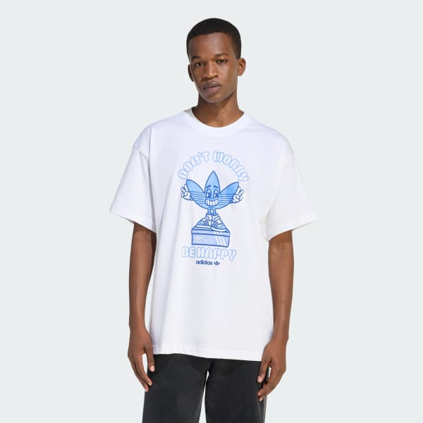 Blanc SMILE TREFFY T T-shirt graphique (manches courtes)

