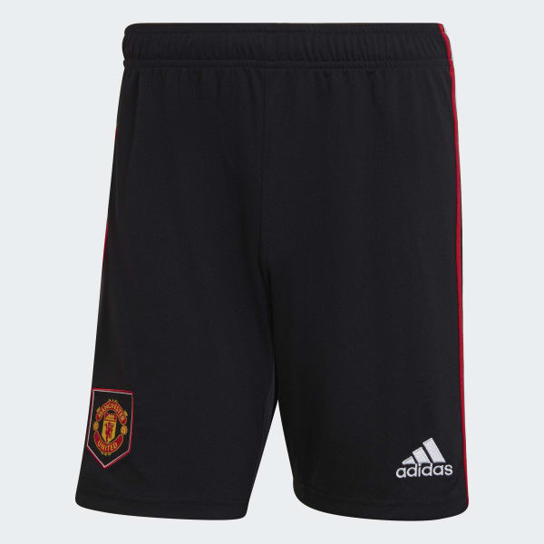 Damen Bekleidung Kurze Hosen Mini Shorts adidas Synthetik Manchester United 22/23 Auswärtsshorts in Schwarz 