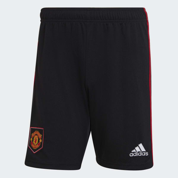 Black Manchester United 22/23 Away Shorts KMM03