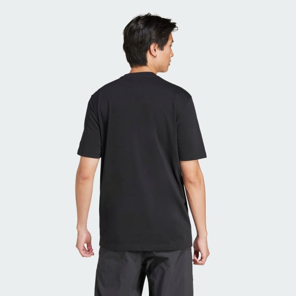 Negro Polo Estampada