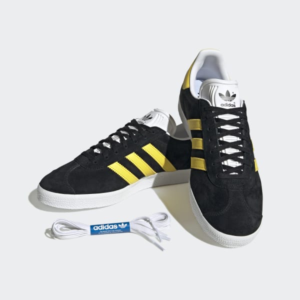 ◆adidas◆ Gazelle Black Yellow IG0669 Adidas Gazelle - Black Yellow / IG0669 / Mens Shoes Sneakers