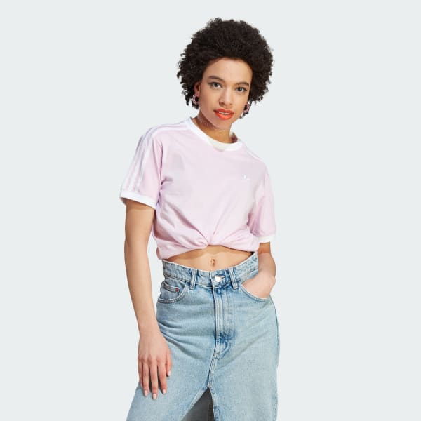 Adidas 3 stripes pink clearance