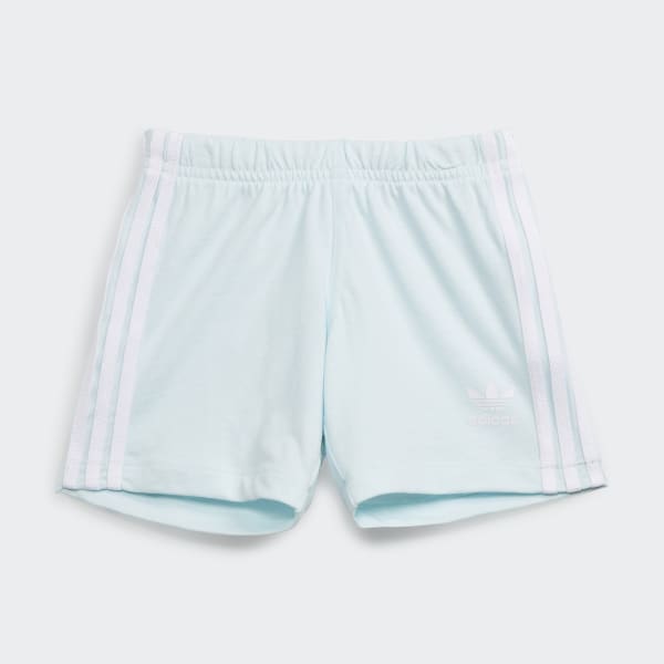 White Trefoil Shorts Tee Set