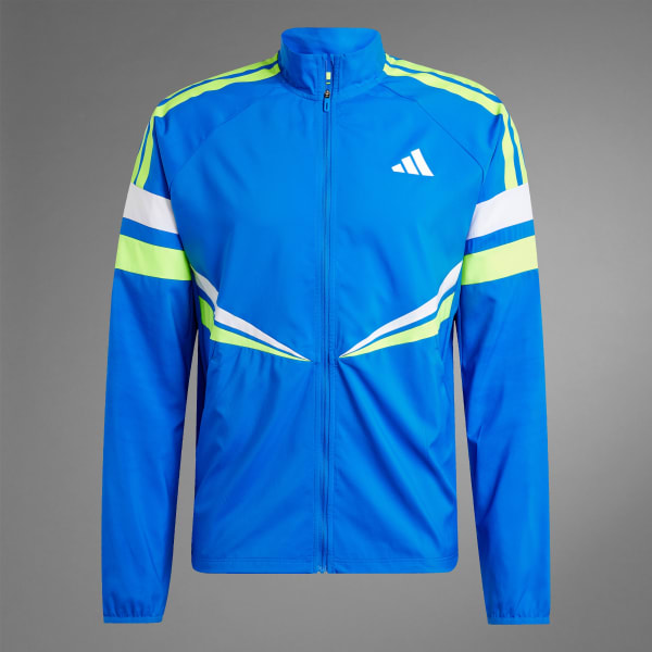 【Adidas コリア】 Adizero Retro Running Jacket Men's AdiZero Retro Running Jacket - White – Gazelle Sports