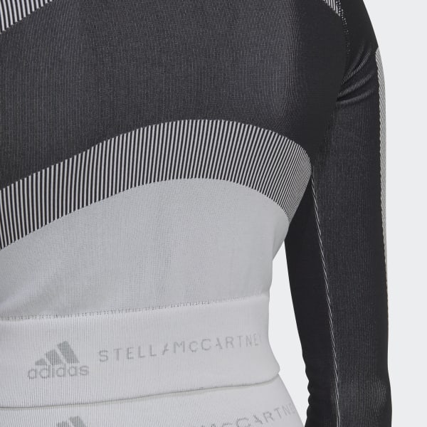 Nero Maglia adidas by Stella McCartney TrueStrength Yoga Crop