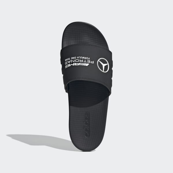 adidas MERCEDES - AMG PETRONAS FORMULA ONE TEAM ADILETTE COMFORT SLIDES -  Black | adidas Singapore