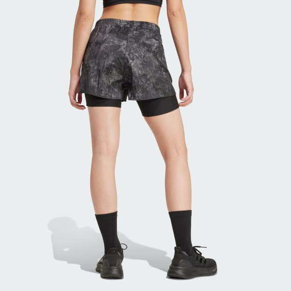 Grigio Pantaloncini Own The Run Spray Dye 2-in-1