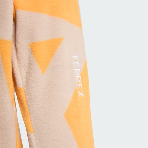 Brun Fleecejacka Terrex Multi Printed Full-Zip Barn