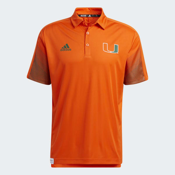 adidas Hurricanes Primeblue Polo Shirt Orange Men s Training