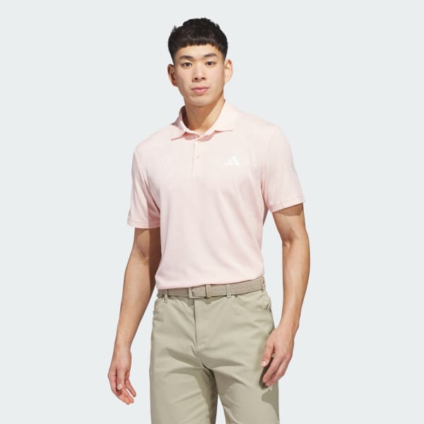 Pink ULTIMATE365 JACQUARD POLO SHIRT