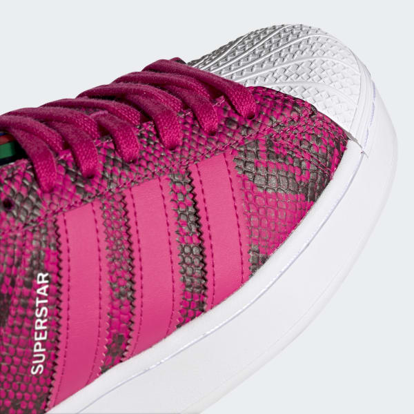 adidas superstar pink snake