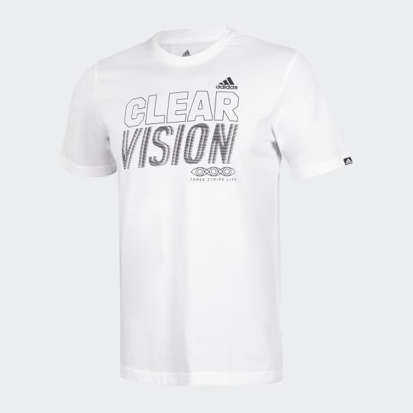 Blanco Camiseta Clear Vision AEROREADY Estampada IYR12
