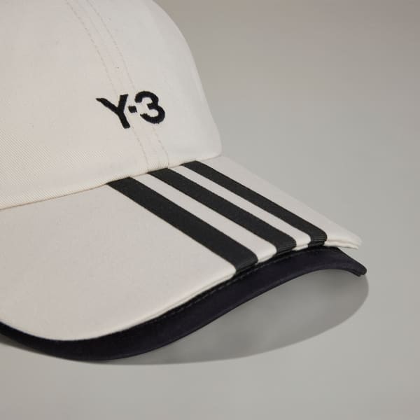 Grey Y-3 Stripes Cap