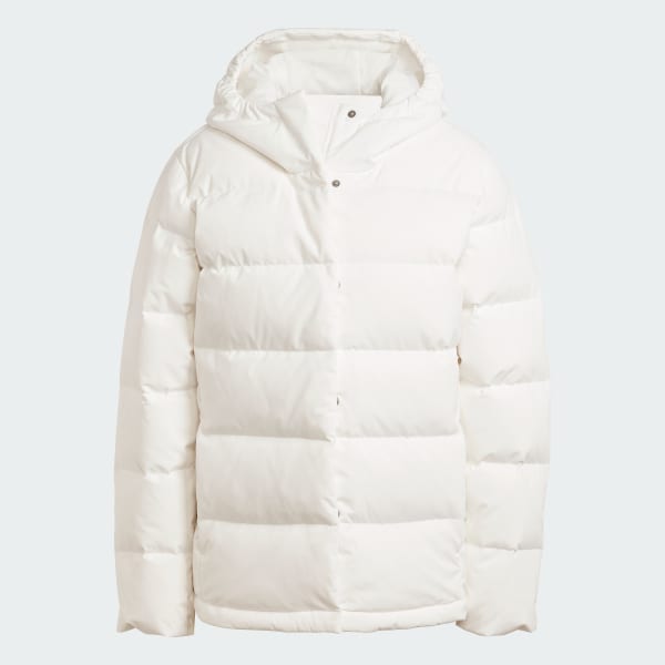 adidas Helionic Hooded Down Jacket White Free Shipping with adiClub adidas Canada