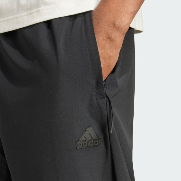 ★adidas★ Wide Woven Pants Black IW5487 CLOTHING - Wide Leg Woven Pants - Black | adidas Oman