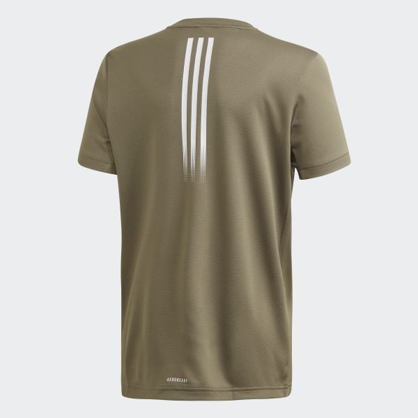 Mens khaki adidas t shirt on sale