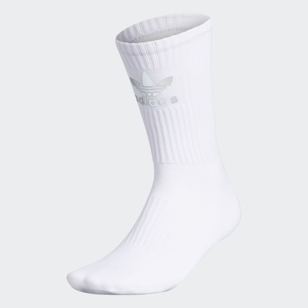adidas Reflective Crew Socks - White 
