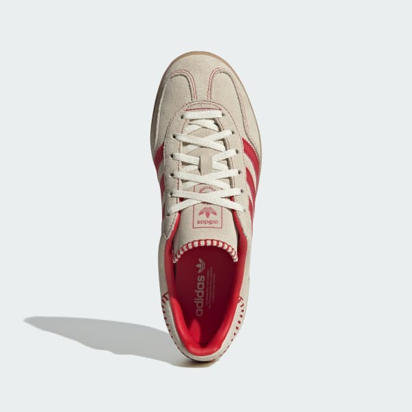 ☆大人気☆adidas Originals Gazelle Indoor Beige/Scarlet adidas Gazelle Indoor Beige Better Scarlet (Women's