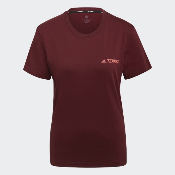 Weinrot TERREX Mountain Fun Graphic T-Shirt CQ055