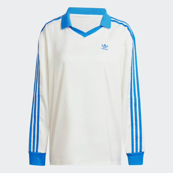 White 3S 새틴 긴팔 티