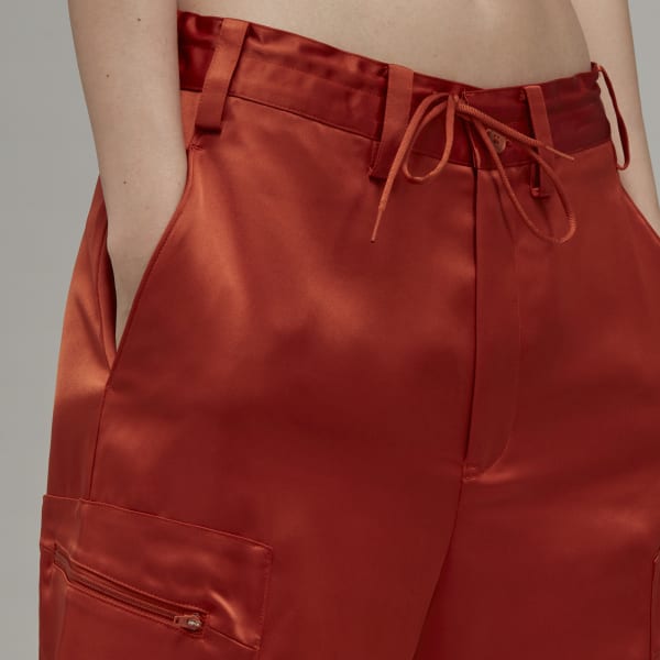 Rot Classic Tech Silk Cargohose