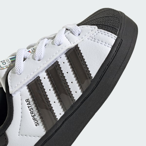 Superstar Led Lights Comfort Closure Elastic Lace Shoes Kids
