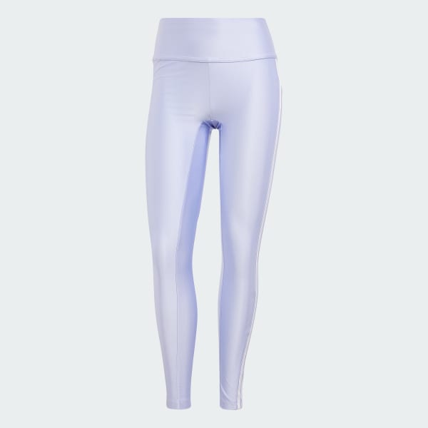 Roxo Legging Três Listras