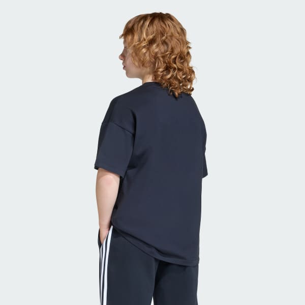 Negro PLAYERA BLOCKED HOLGADA