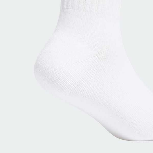 Blanco CALCETINES A MEDIA PANTORRILLA LINEAR PARA NIÑOS, PAQUETE DE 3 PARES