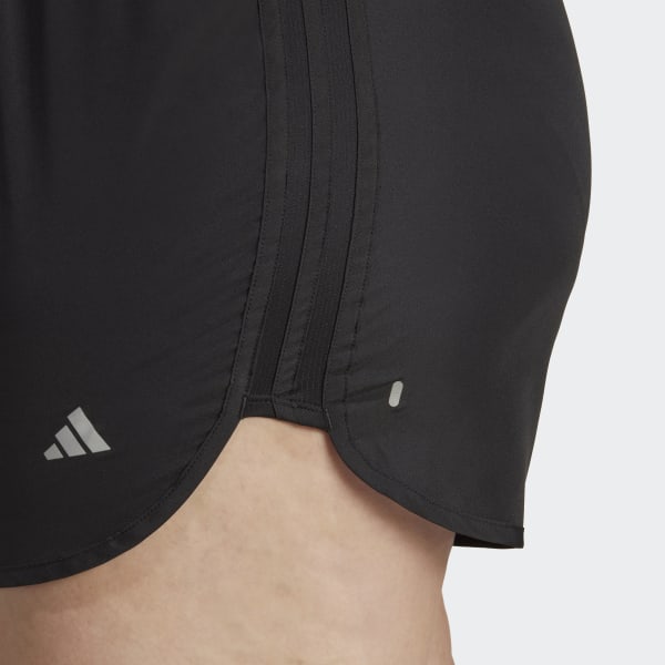 Svart Marathon 20 Running Shorts (Plus Size)