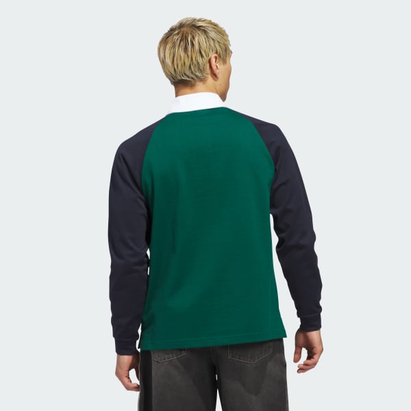 Green SKATEBOARDING x TYSHAWN RUGBY SHIRT