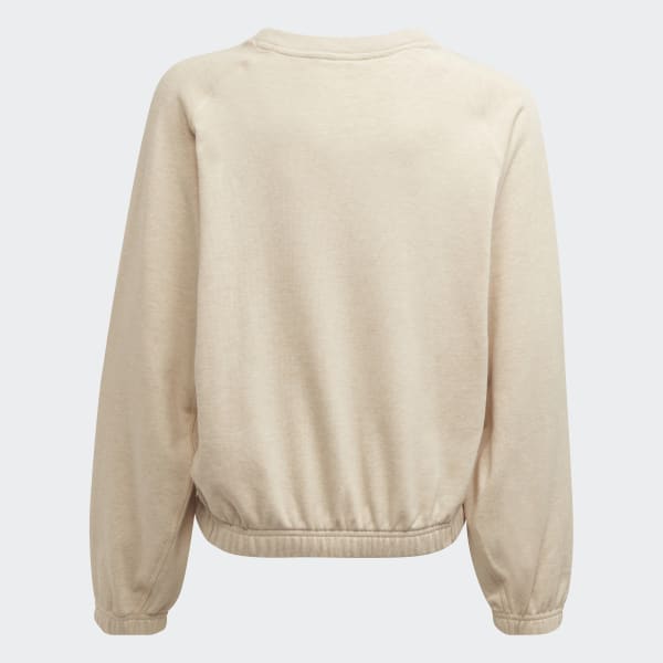 Beige Polera Studio Lounge Botanical Dye Sport Cuello Redondo