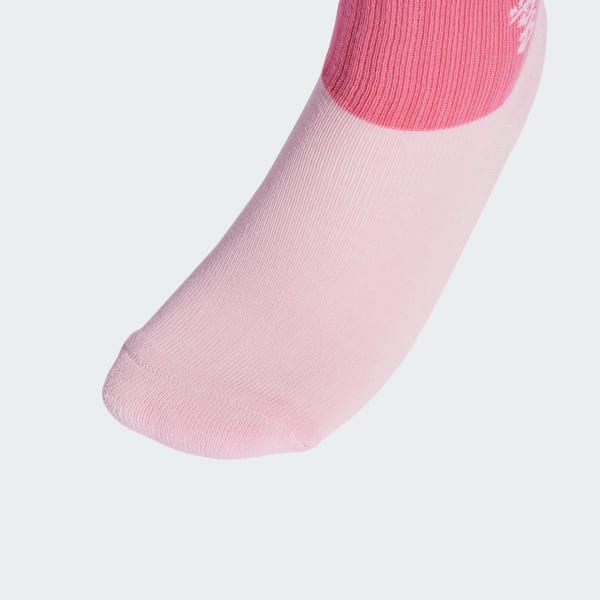 Rosado Calcetines Clásicos Lineales 3 Pares Niños
