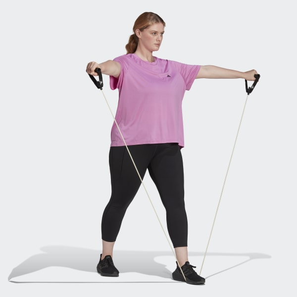 Paars AEROREADY Made for Training Minimal T-shirt (Grote Maat) DVN35