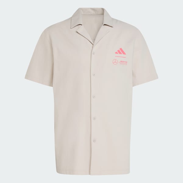 Beige Mercedes - AMG Petronas Formula One Team Summer Skjorte