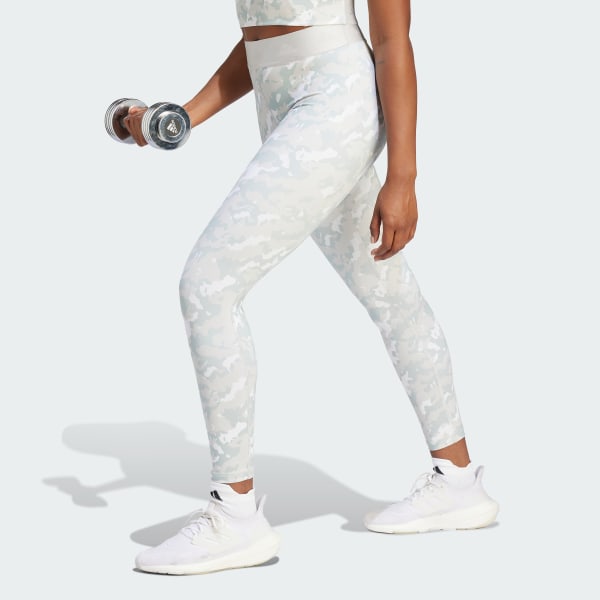 Gris Mallas 7/8 Techfit Camo Corte Alto