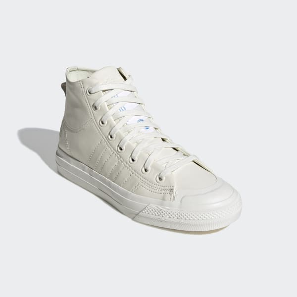 Nizza Hi RF Off White Leather Shoes 