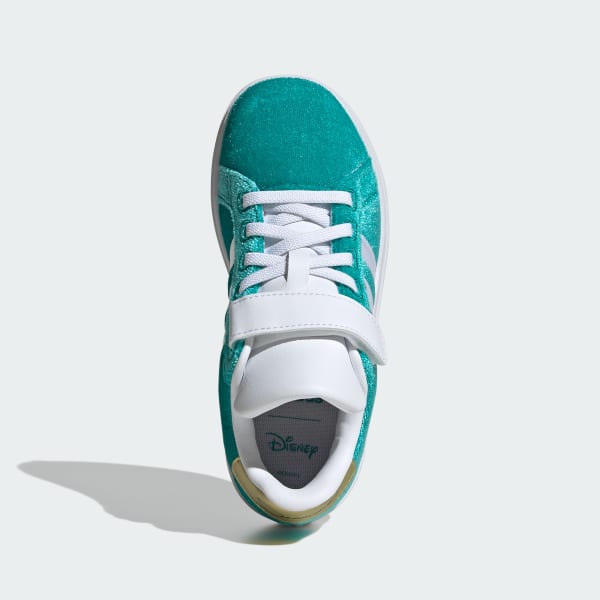 Green adidas Disney Jasmine Grand Court 2.0 Shoes Kids