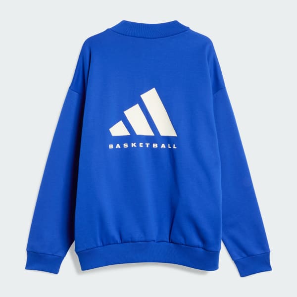 Adidas blue crew neck sweatshirt deals