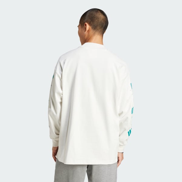 スーパーセール 目玉商品 アディダス 長袖グラフィックTシャツ エキップメント トップス