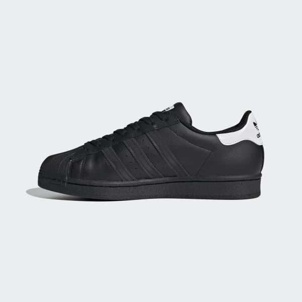 adidas superstar all black leather