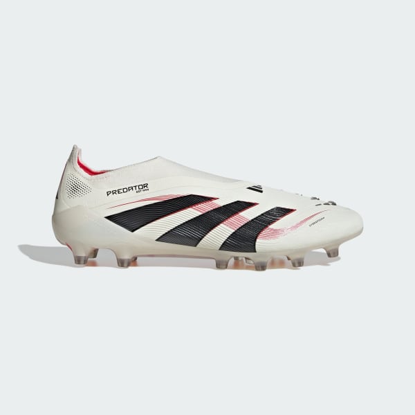 Vit Predator Elite Laceless Artificial Grass Fotbollsskor
