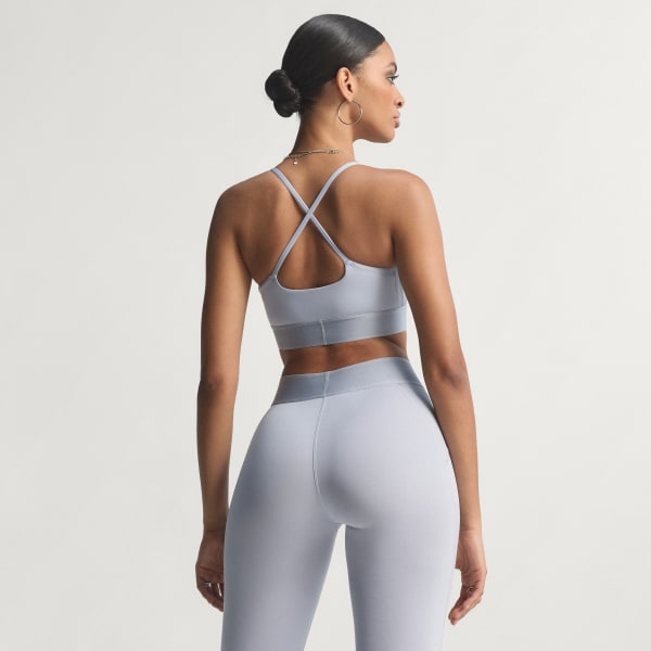 Cinza Top Esportivo Hyperglam Shine