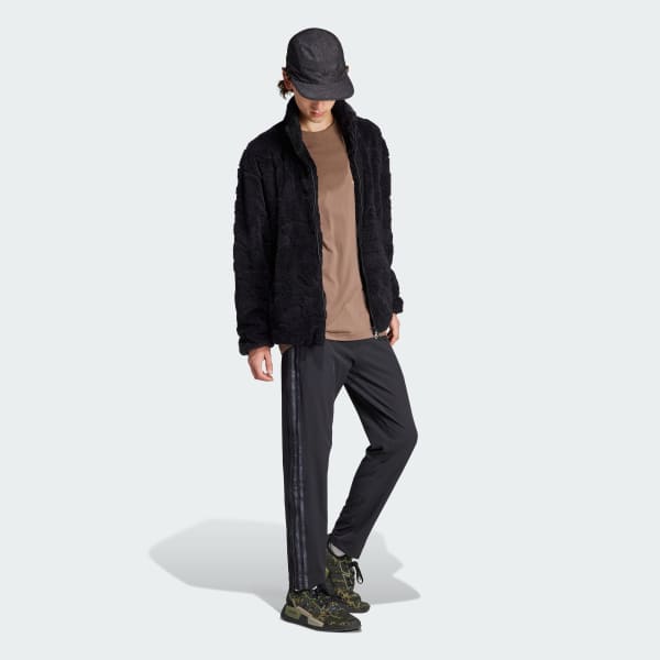 Black adidas Adventure Camo Fleece Full-Zip Jacket